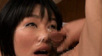 【GIF】「顔射」が好きな人のためのエロGIF画像貼ってくｗ 15枚目