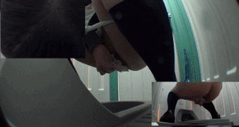 【エロGIF】中学生がスポーツ大会のトイレでおしっこをしてるところを盗撮 16枚目
